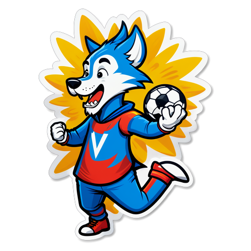 Sticker ya Mpira wa Miguu