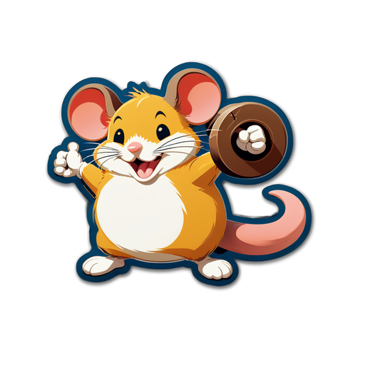 Meet the Cheerful Chubby Hamster: The Mechanic You Didn't Know You Needed!