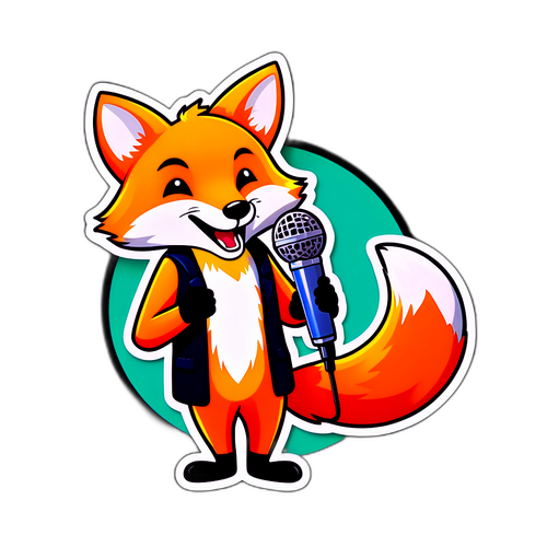 Playful Cartoon Fox Media Coverage