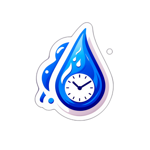 Etimesgut Su Damlası ve Saat İkonu