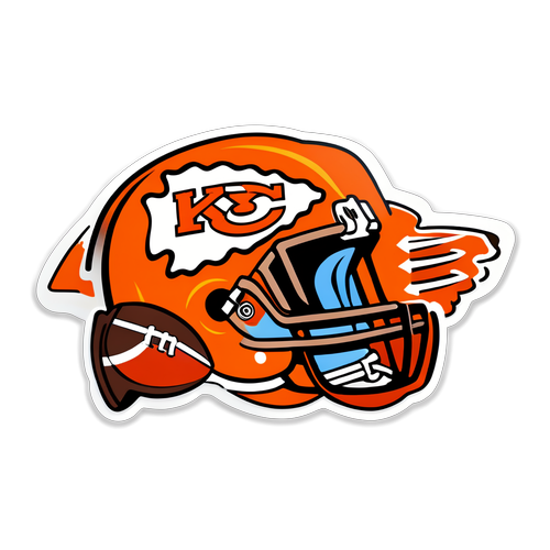 Chiefs vs Browns Game Spirit Sticker