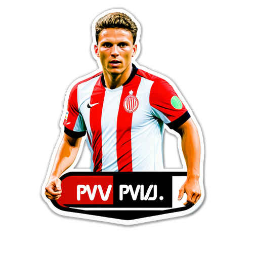 Trots op PSV: Dynamische Sticker voor Fans