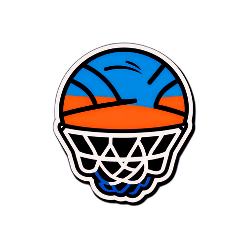 NBA Rotowire Basketball Sticker