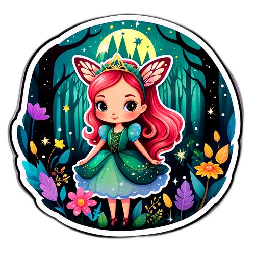 Eventyrlig Klistermærke med Camilla Miehe Renard