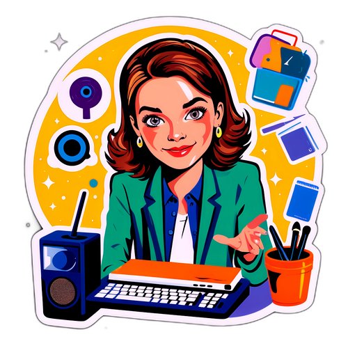 Illustratie van Sophie Davant in een stijlvolle omgeving