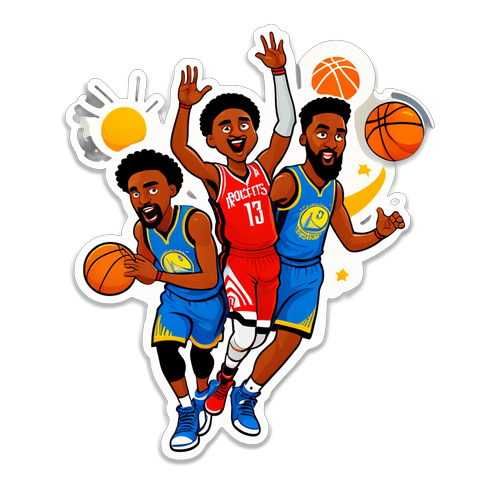 Masiglang Tanaw ng Laro ng Basketball