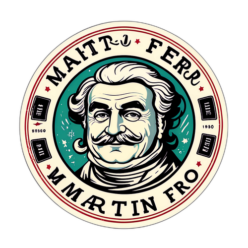 Sticker Vintage de 'Martín Fierro'