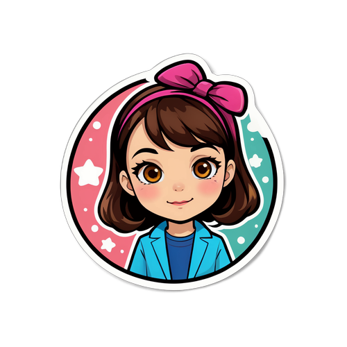 매력적인 스타일을 강조하는 스티커