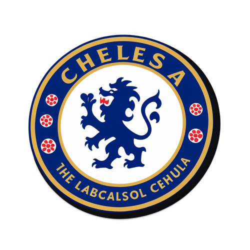 Sticker cu sigla echipei Chelsea