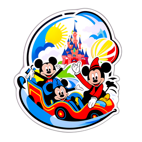Disneyland Paris Adventure Sticker