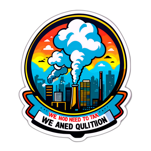 空氣品質惡化貼紙