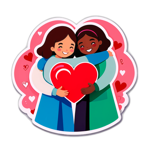 Sticker que Celebra a Amizade
