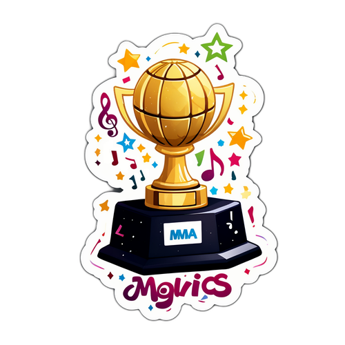 Stiker Piala untuk MMA Melon Music Awards 2025