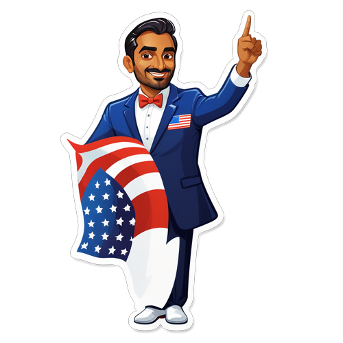 Patriotic Sticker ni Kash Patel