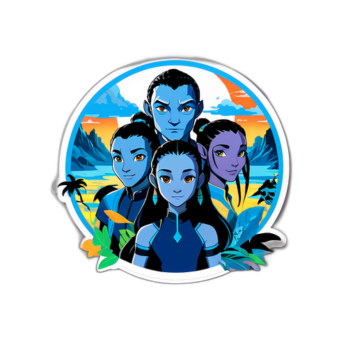 สติกเกอร์จากภาพยนตร์ Avatar 3