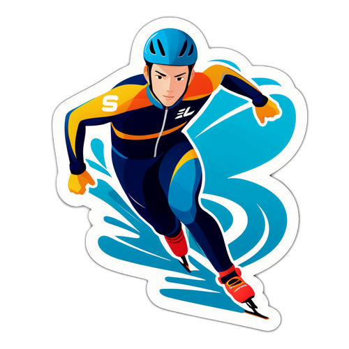 Liu Shaoang gyorskorcsolyázó matrica