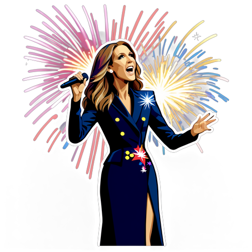 ¡Celine Dion Brilla en los Juegos Olímpicos! El Momento que Dejó a Todos Sin Palabras con los Fuegos Artificiales