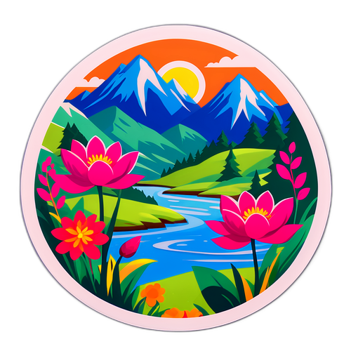 山水间的歌唱花