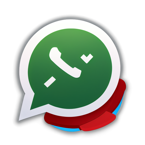 WhatsApp Kommunikationssymbole Aufkleber