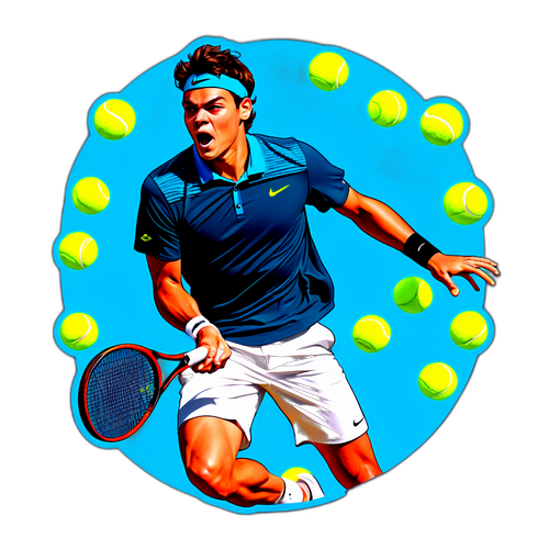 Stylisches Porträt von Tennisstar Taylor Fritz