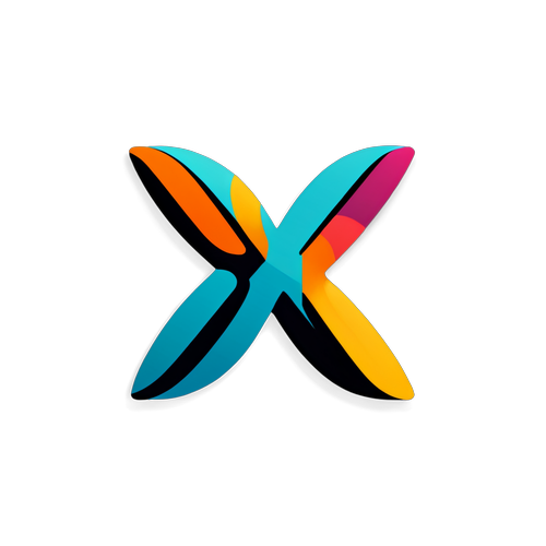 Rekaan Logo 'X' Minimalis