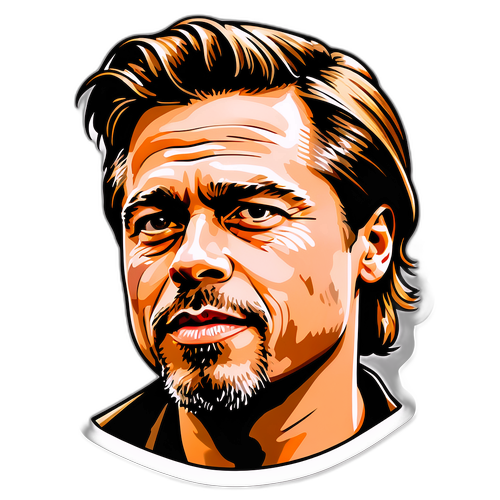 Καλλιτεχνική απεικόνιση του Μπραντ Πιτ