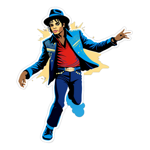 Rendez-vous avec le Roi de la Pop : Le Sticker Michael Jackson Qui Va Vous Faire Danser !