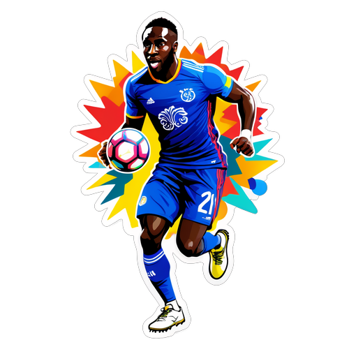 Sticker ya Sol Bamba: Picha Yenye Ujasiri Iliyosherehekea Mtindo Wake wa Mchezo!