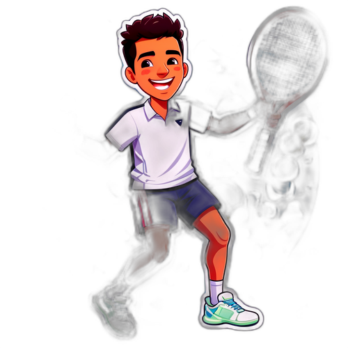 Sticker ya Carlos Alcaraz Akisherehekea
