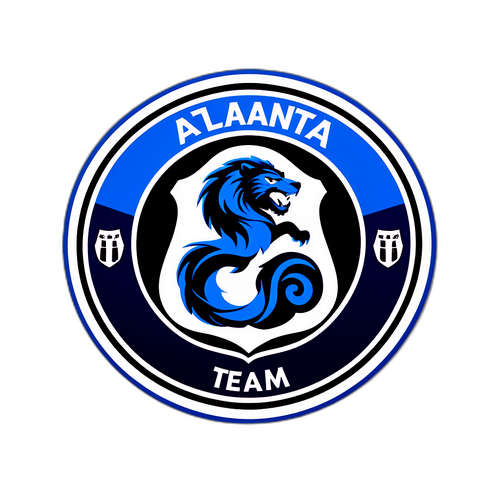 Autocolant cu logo-ul echipei Atalanta