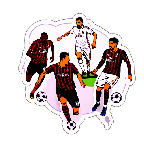 Nálepka AC Milan – AS Roma