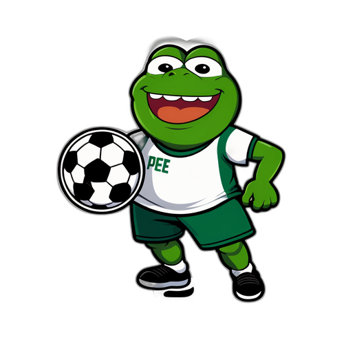 Vicces Pepe figura focizik