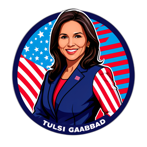 Stiker av Tulsi Gabbard