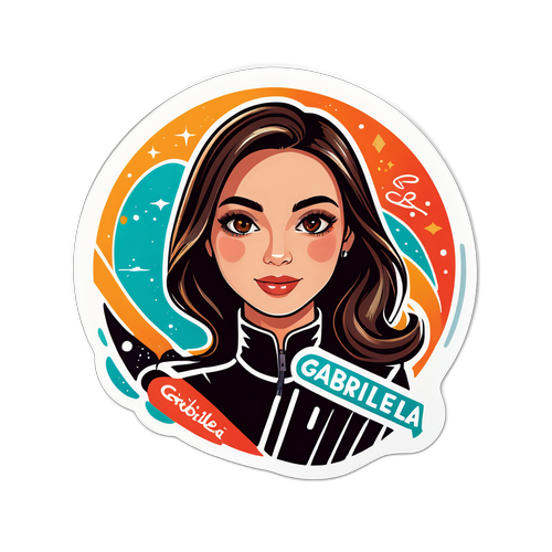 Adesivo Promocional de Gabriela Loran