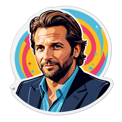 En kreativ illustration af Bradley Coopers ikoniske roller