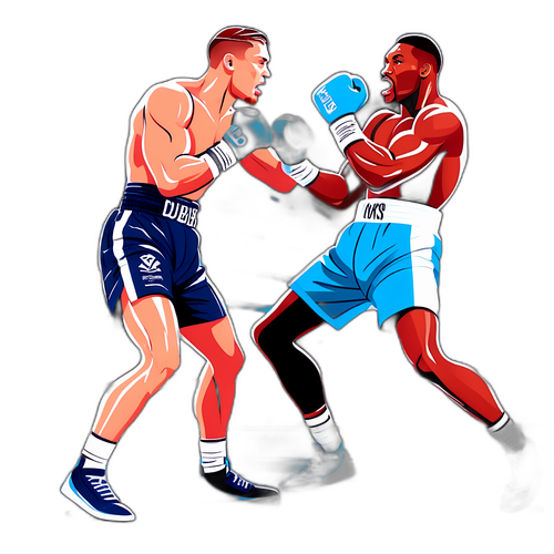 Usyk vs Dubois 2 Action Sticker