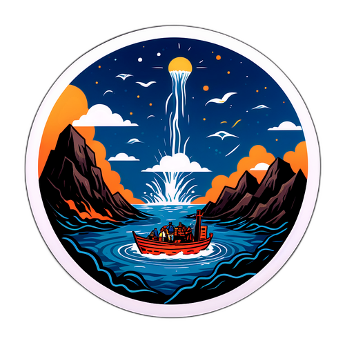 Rappresentazione provocatoria del Grande Diluvio