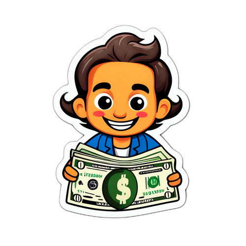 フレンドリーなお金キャラクター