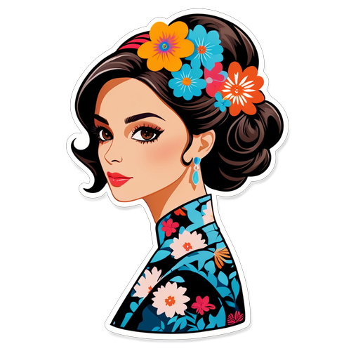 Un'elegante adesivo di Giorgia Rossi