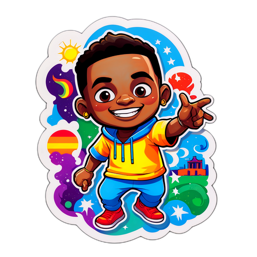 Luquinhas w stylu ulicznej sztuki