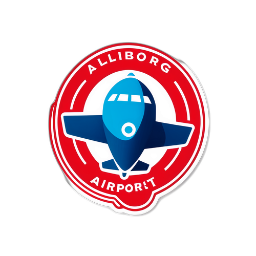 Aalborg Lufthavns Klistermærke