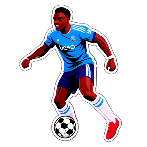 Brobbey Futbol Sticker