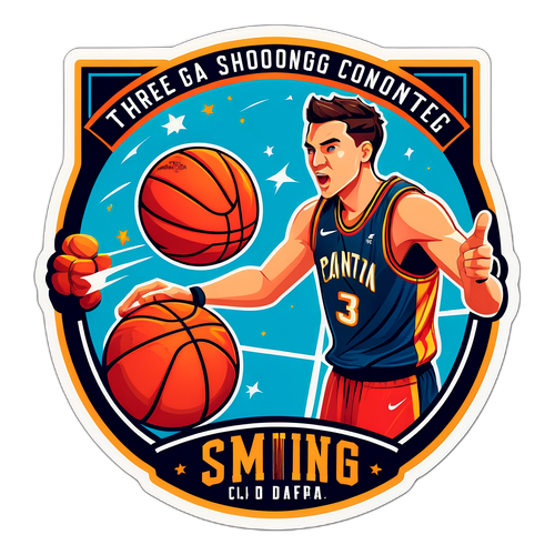 三分球比賽貼紙
