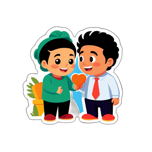 İki Karakterin Şakalaştığı Sahne