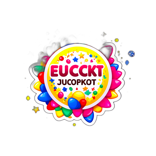 Fargerik Eurojackpot Sticker