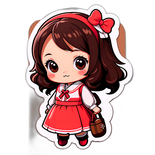 かわいいキャラクターステッカー