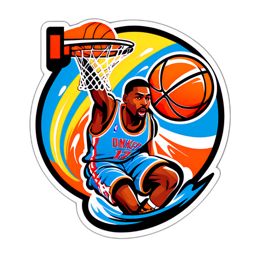 Adesivo di Dunking di Basket