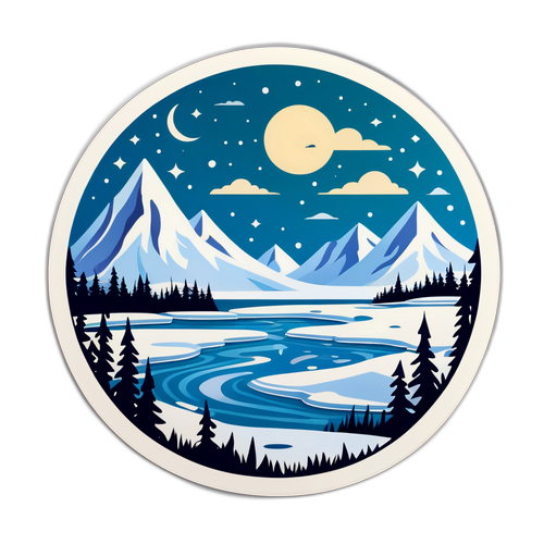 Scène de paysage sur le Yamal