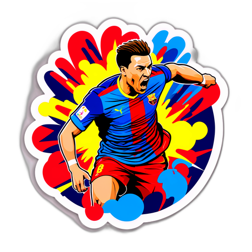 Sticker dinamic FCSB vs Drita
