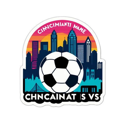 Sticker ya Soka ya Cincinnati